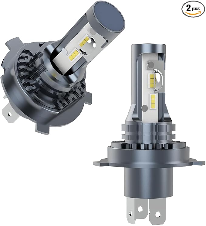 H19 H4 9003 HB2 HS1 LED Bulbs Fog Lamp 12V 24V 20000Lm Bright 40W 6500K Fanless EMC Plug and Play for Cars Motorcycles Trucks 2pcs