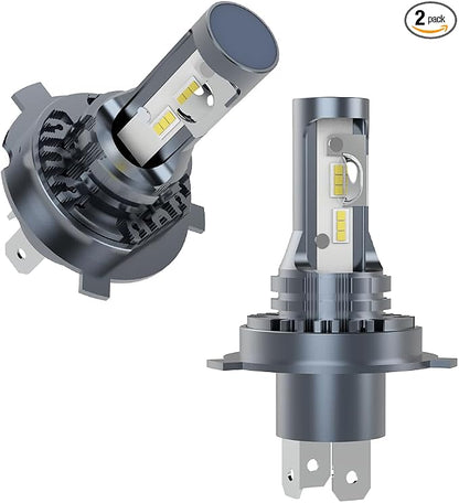 H19 H4 9003 HB2 HS1 LED Bulbs Fog Lamp 12V 24V 20000Lm Bright 40W 6500K Fanless EMC Plug and Play for Cars Motorcycles Trucks 2pcs