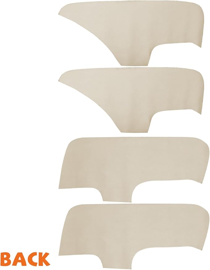 RUIANTE 4pcs Door Panel Cover Trim Replacement Compatible for Elantra 2007-2010 Car Interior Accessories (Beige)