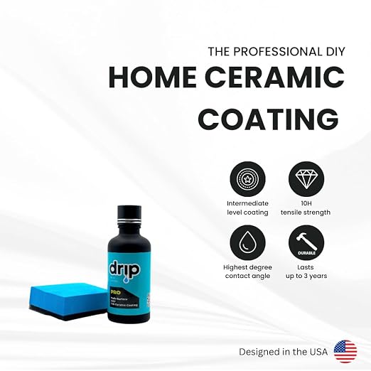 Home Ceramic PRO kit- 10H Pro 3 Year Coating - 50ML - Kitchen & Bath, Stainless Steel - Professional DIY Coating - Protect Your Home from Stains, Scums, Fingerprints, and More!