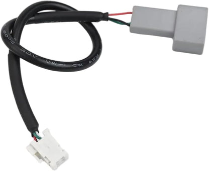 USB 2.0 Female To Male Adapter Cable For Hyundai And For Kia For Android Multimedia Systems 4-Pin Interface 20Cm Black ABS Car Radio Extension Replacement Direct Install(4pin)