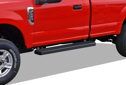 APS (Black 5 inches) Stainless Steel Running Boards Nerf Bars Side Steps Compatible with Ford F150 2015-2026 Regular Cab & F-250 F-350 Super Duty 2017-2026