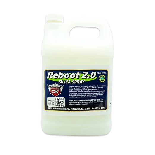 Detail King Reboot 2.0 Silica Hydrophobic Spray - Car Paint Sealant - Gallon