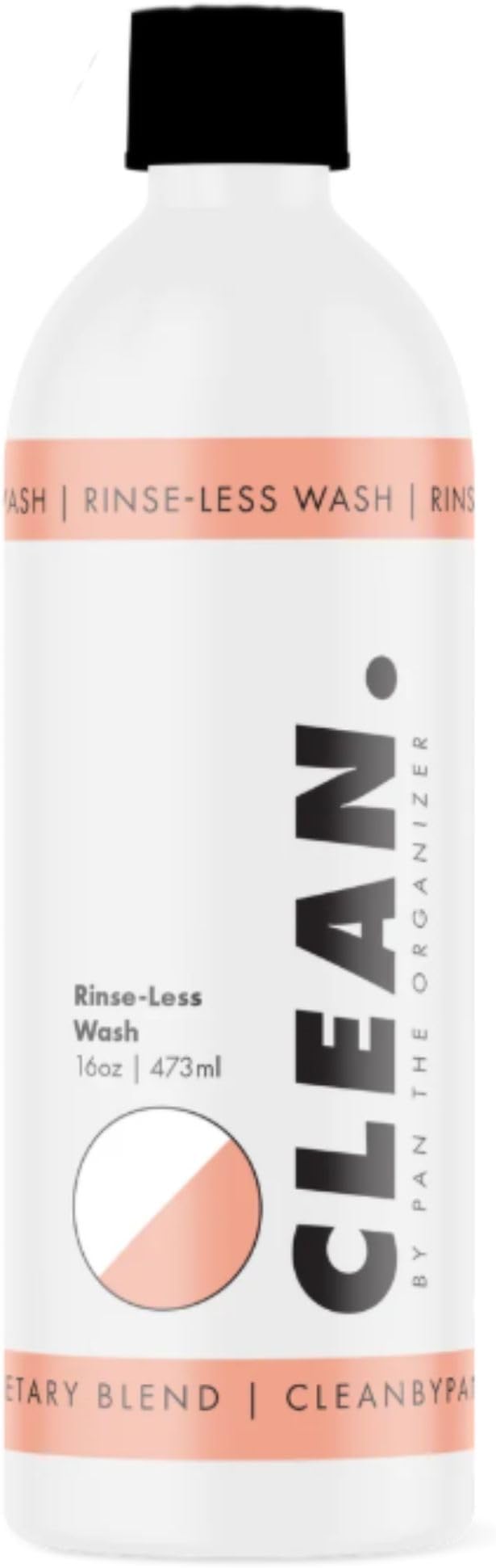 CLEAN. Rinse-Less Wash – 16oz-Waterless Car Wash Solution, Safe on All Surfaces, High Lubrication Polymer Blend, pH Neutral, No PFAS, Interior & Exterior Car Cleaner, Use in Sunlight