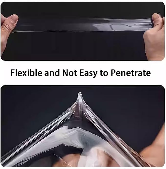 TPU Paint Protection Film PPF, Self-Healing Car Clear Bra with UV Resistance, 7.5MIL,Anti-Corrosion & Hydrophobic Coating, Anti-Oxidation, Gloss Enhancement. (59.8inchX39inch)