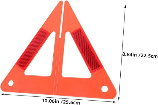 Amosfun 5pcs Emergency Roadside Car Safety Accessory Foldable Warning Triangle