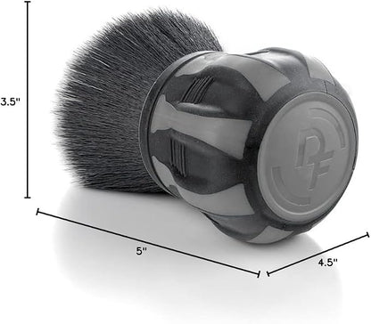 Detail Factory - Curveball XL Synthetic Brush - Ultra Soft Bristles, Comes with Storage Rack, Covers Large Area Inside or Outside Vehicles - Grey
