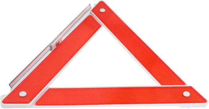 2pcs Warning Triangle Kit Reflective Sign for Cars Trucks Suvs High Visibility Triangle Easy Setup Dismantle Essential for Roadside Emergencies