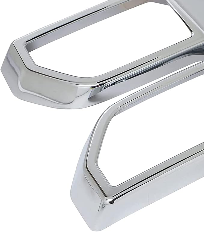 Keptrim for F150 Chrome Central Console Air Conditioner Panel Trim for 2015 2016 2017 2018 2019 2020 Ford F150, 5pcs