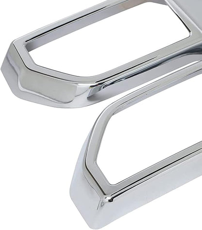 Keptrim for F150 Chrome Central Console Air Conditioner Panel Trim for 2015 2016 2017 2018 2019 2020 Ford F150, 5pcs