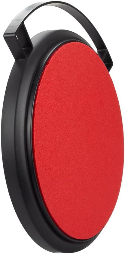 Maxshine 12" Universal Foam Bucket Lid Seat | Black with Red Padded Snap-On Cover for 12" Buckets | Converts to Seat, Kneeling Pad & Organizer| Detailing Accessory