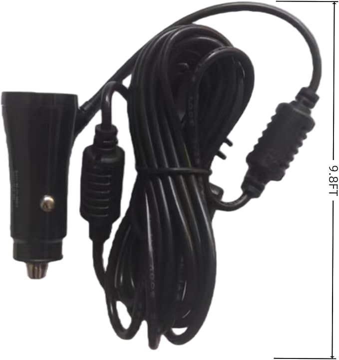 12V Power Cord Adapter Compatible with Apple carplay Android auto Screen, Cord Cable for car car Play Screen(9.8FT)