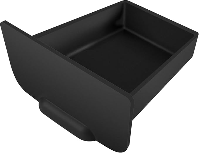 Muslogy Storage Drawer Tray Compatible with 2005-2021 Nissan Frontier Accessories Center Console Organizer Anti-Slip Cubby Silicone Insert Extra Storage Box (Fits Trims with Console Hole Only)