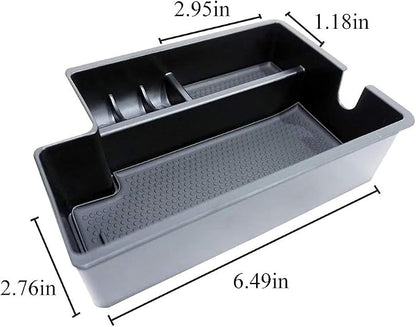 Center Console Armrest Storage Box Compatible with Mitsubishi Outlander Sport 2012 2013 2014 2015 2016 2017 2018 2019 2020 2021 ABS Tray Insert Organizer Glove Pallet