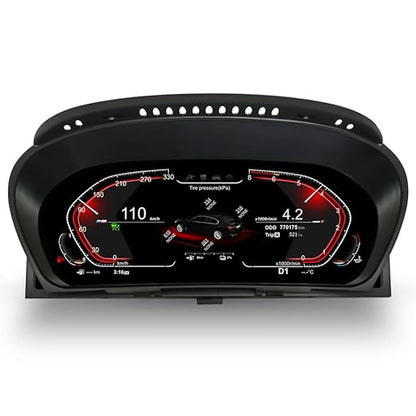 12.3 Inch Digital Gauge Cluster Virtual Cockpit for BMW X6 E71 E72 2007-2013 LCD Instrument Dashboard Speedometer Screen Panel Head Unit