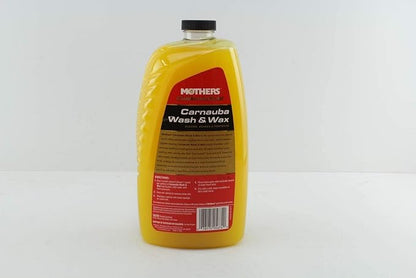 Mothers California Gold Carnauba Wash & Wax,64 oz.—Cleans,Shines & Protects–Gentle,pH Balanced, Ultra-Sudsy for a Spot-Free,Brilliant Finish.Biodegradable&Won't Strip Wax or Ceramic(05674) (Pack of 2)