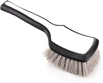 Detail Factory - ProGrip XL Tire Brush - Ergonomic ProGrip Handle - Stiff Synthetic Bristles to Cut Through Grime - Black Ice