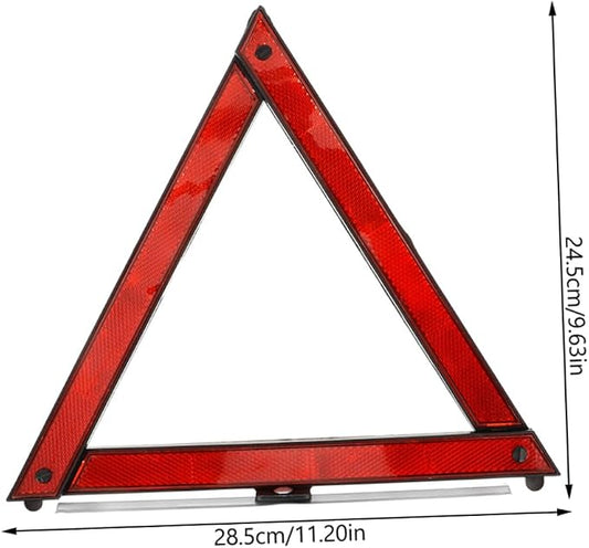 Alipis 5pcs Reflective Safety Triangle Kit Foldable Emergency Warning Sign for Vehicles Roadside Safety Tool for Breakdown Situations