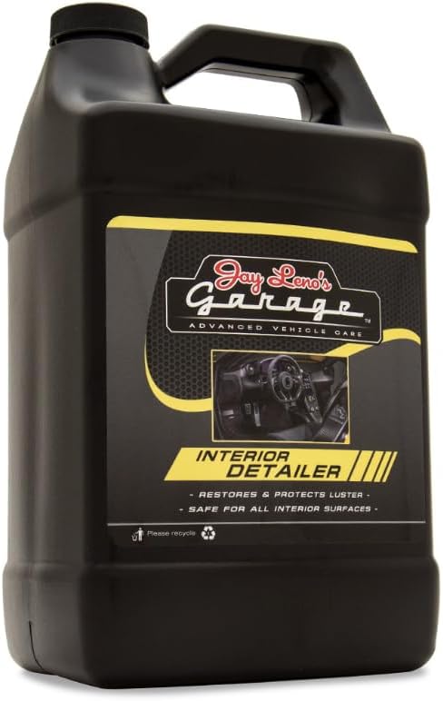 Jay Leno's Garage Interior Detailer & Protectant – Car Interior Cleaner Spray for Dash, Leather Seats & More – Auto Interior Cleaner, Inside Car Cleaning Product (1 Gallon) (1 Gallon)