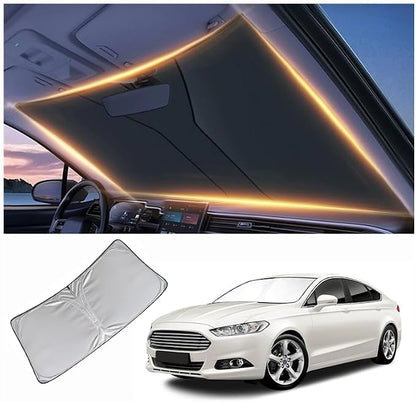 Windshield Sun Shade for Ford Fusion Front Window Shades Cover for 2010-2025 Fusion Windshield Sun Visor Protector Car Accessories