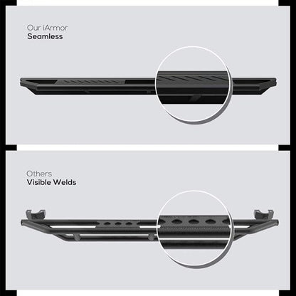APS 6.5in Side Armor Stainless Steel Running Boards Compatible with Suburban Yukon XL 2005-2020 (Exclude Z71 Hybrid) & Avalanche 03-13 (Without Body Cladding) (Nerf Bars Side Steps Side Bars)