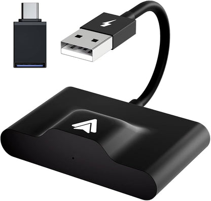 Android Auto Wireless Adapter Compatible with Samsung/Google/Pixel, etc | Wireless Android Auto Adapter for 2017 Later Car, Convert OEM Wired to Wireless, for Android 11+, Stable Bluetooth Connection