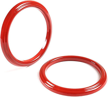 Car Accessories Fit for Subaru BRZ &Toyota 86 Accessories 2012-2020 Interior Center Consoles Decoration AC Air Outlet Vent Front + Side Frame Trims Cover kit (Red) ABS 2 PCS
