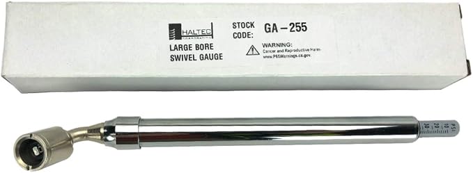 Haltec GA-255 Large Bore Swivel Foot Air Gauge 360 Degree Swivel 10-150 psi