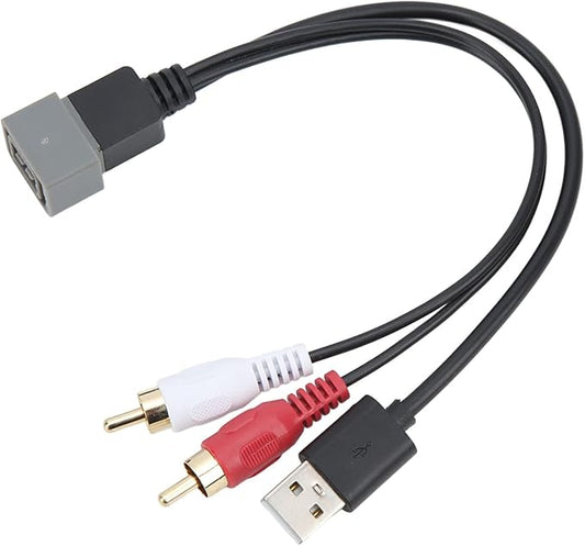 Keenso Car Radio USB Port Retention Cable USB Input Adapter Replacement for Juke Versa Car Bluetooth Kit