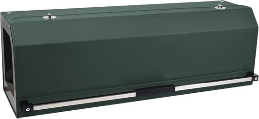 Car Trunk Organizer Sturdy Car Storage Organizer with Lid and Push-pull Handle Collapsible Leather Cargo Organizer for Suv, Truck, Sedan, Van (Green, 40.5 x 11.4 x 12.2in)