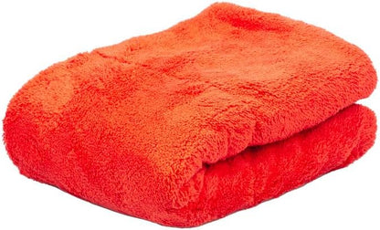 Maxshine Big Red Microfiber Towel (1000GSM) - Large Plush, Rinse-Free, Double-Sided Detailing for Cars (20”x28” / 51x71cm), Professional Auto Detailing Towel