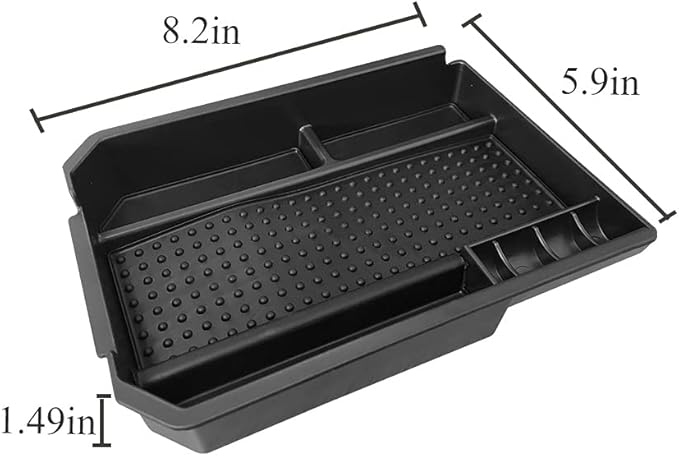 Center Console Organizer Tray Compatible with Toyota RAV4 2013 2014 2015 2016 Storage Box ABS Tray Insert Organizer Glove Pallet