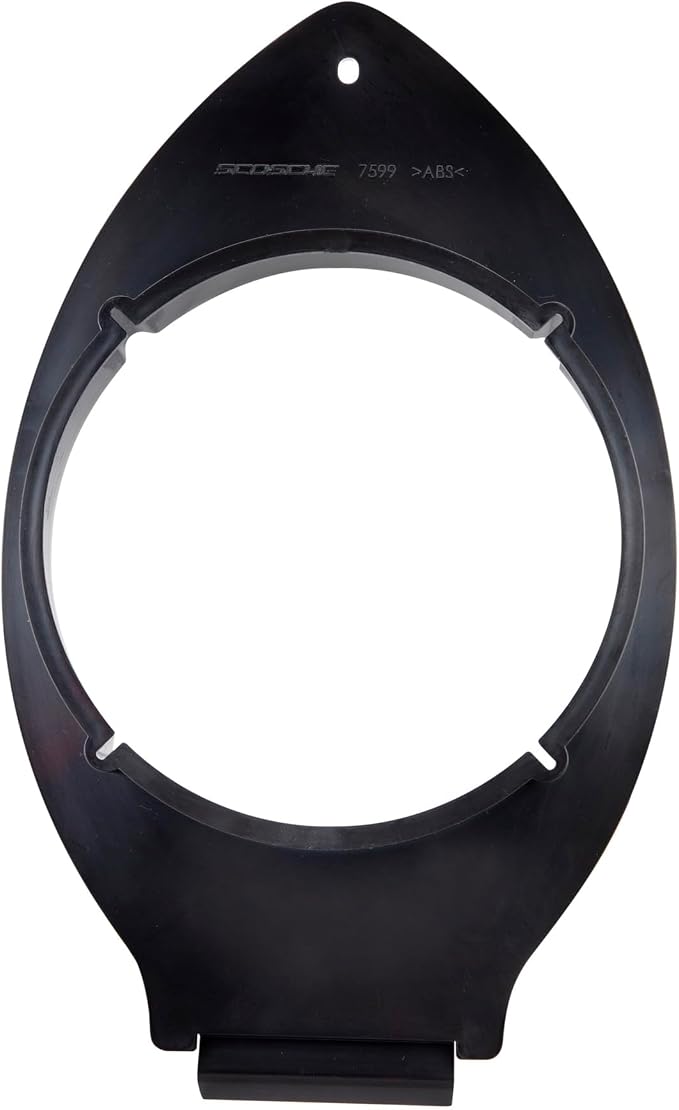 Scosche SAGMSV656 6.5-6.75” Speaker Adapters Compatible with Select 2014-2021 GM Trucks and SUVs - Adapter Brackets for 6 1/2" to 6 3/4" Car Speakers - Sold in Pairs - Does Not Fit 6X9" Speakers