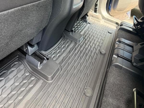 3W Floor Mats for Nissan Pathfinder 2022-2026 (Only fit 8 Passenger Models), 3 Rows,TPE All Weather Protection Car Floor Liners Accessories,Black