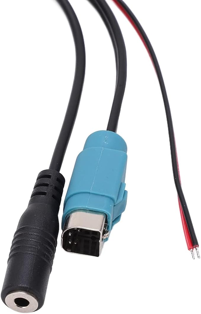 Aramox AUX in Bluetooth Module, Bluetooth AUX in Cable Adapter Stereo Full Speed with Removable Microphone Replacement for 2009‑up