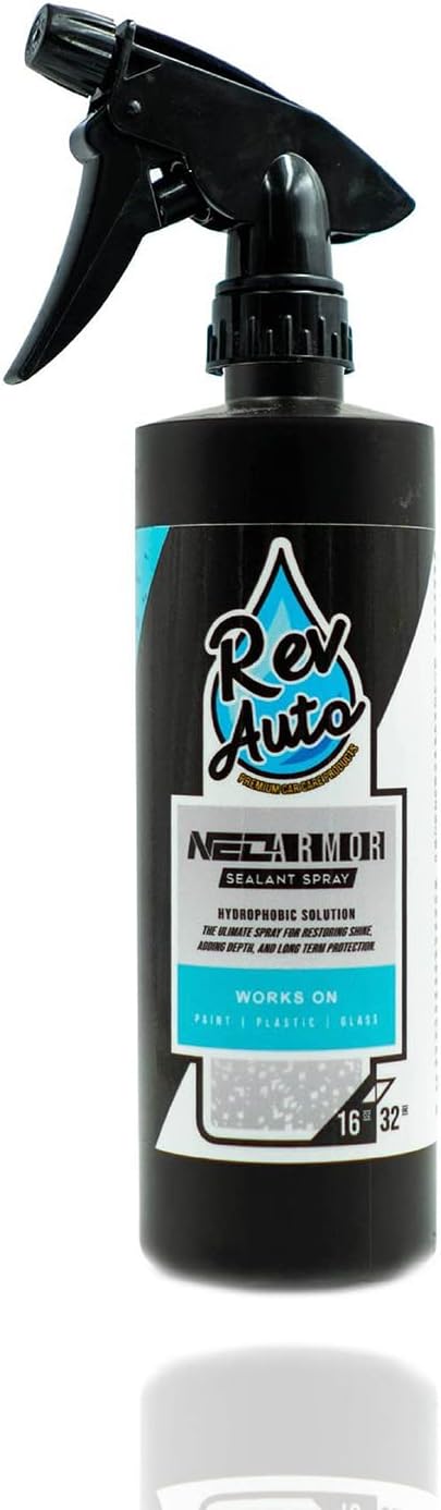 Rev Auto's Neo Armor 16oz - Professional Detailer Ceramic Spray Wax Coating Sealant | Hydrophobic Protection | Adds Shine Gloss Depth Paint | Exterior Care Products