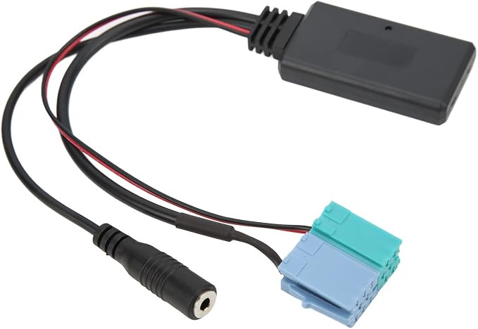 Acouto Bluetooth AUX in Adapter, for Bravo for Radio Since 2007 6+8 Pin Bluetooth AUX in Adapter Hands Microphone