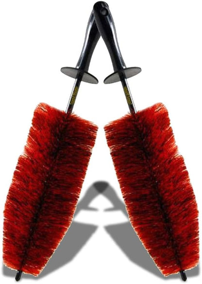 Speed Master Wheel Brush (2 Pack) | Memory Foam Bristles | Safe on All Wheel Types | Clean Your Wheels With Ease!
