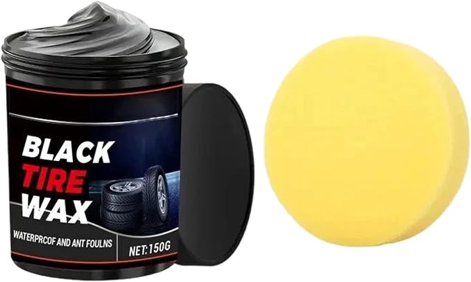 Car Tire Wax, Automotive Tyre Nourishing, Auto Wheel Coating Paste, for Mechanics Drivers Detailers Groomers Modifiers Racers Restorers Trucks SUVs RVs Sedans Garages Shops