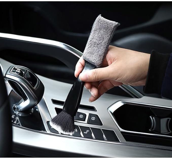 4PCS Car Interior Cleaning Brushes Car Interior Detailing Brush Car Detail Soft Brush Kit Interior Detailing Kit Tools Duster Brush for Auto Truck SUV Interior Cleaning Equipment