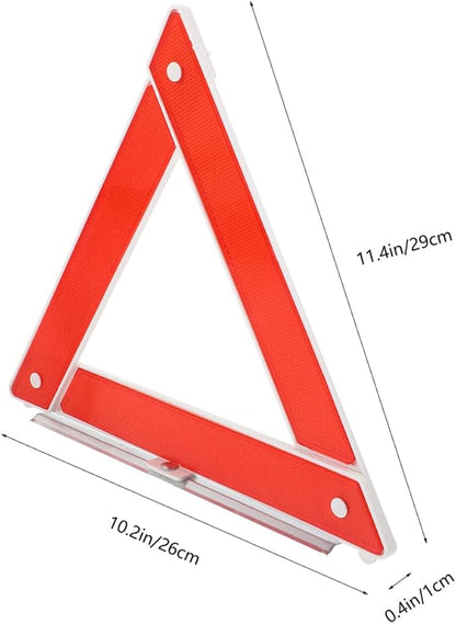 Emergency Triangle Warning Sign for Cars Reflective Roadside Safety Triangle Foldable Car Emergency Tool for Roadside Assistance