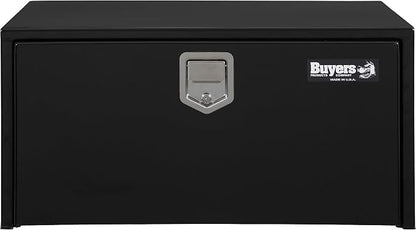 Buyers Products 1702103 Steel Underbody Truck Tool Box 18 x 18 x 30 Inch, Black Powder-Coated 14 Ga Steel, Locking Stainless Paddle Latch, Drop Door, Weather-Resistant, Made in USA