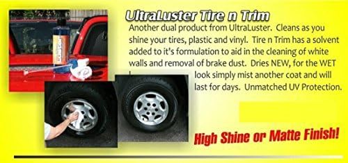 UltraLuster Tire & Trim Luster - 16oz. 2 Pack - Tire Dressing, Engine Degreaser