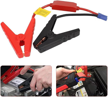 EC5 Jump Starter Cable with Battery Clamps for 12V Emergency Portable 10AWG Car Jump Start Battery Booster Cable Replacement Alligator Clips-Booster Jumper Cables -Car Jump Starter Battery Clips