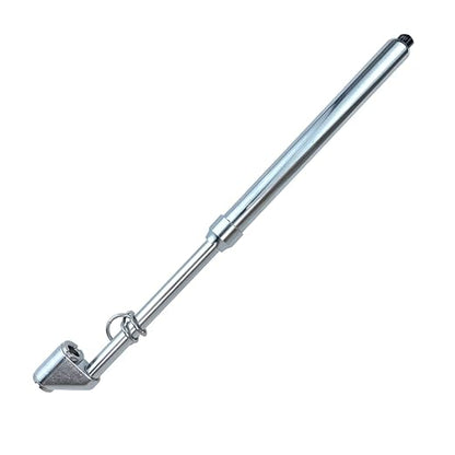 Haltec GA-185S Dual Foot 180 Degree Chrome Service Tire Air Gauge. Measures 10-150 PSI in 2 PSI Increments with Metal Indicator Bar.