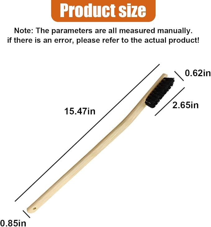 3PCS Car Cleaning Brush, 15.5 Inch Long Handle Tire Wash Brush, Small Car Detailing Brush for Wheel Rims & Fenders, Universal Brushes Set for Vehicle Interior, Home (38CM-14.9IN)