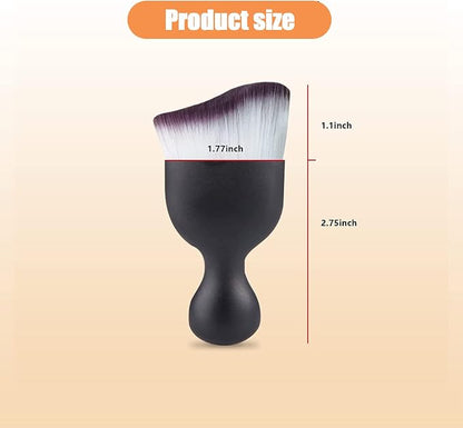 1 PC Car Interior Dust Brush, Auto Scratch Free Detailing Brush, Soft Car Interior Cleaning Brush Auto Accessories for Automotive Dashboard, Air Conditioner Vents, Computer (Purple)