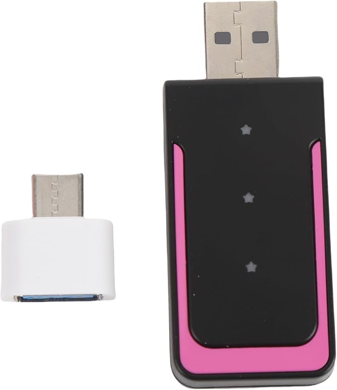 2 in 1 Wireless CarPlay Adapter, Wired to Wireless Converter for CarPlay and Android Auto, Bluetooth 5.0 WiFi Plug and Play Car Dongle CP508A (CP508B)