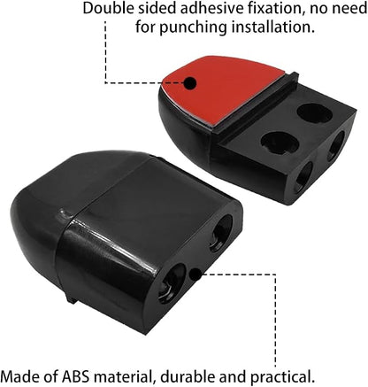 10PCS Deer Whistles for Vehicles, Dual Horn Save Deer Whistles Adhesive Avoid Collision Deer Warning Devices for Car Truck Motorcycle