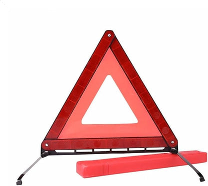 Triangle Red Reflective Sign Foldable Car Emergency Breakdown Warning Road Tripod Portable Stop and Visibility Jacket